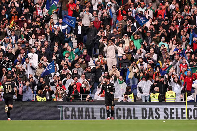 برونو فرنانديز يسجل في مباراة البرتغال ضد أرمينيا